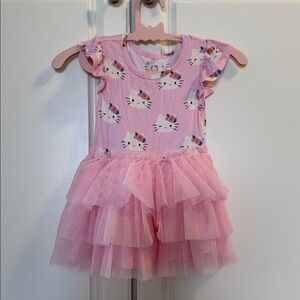Posh Peanut Pink Hello Kitty Tiered Tulle Dress